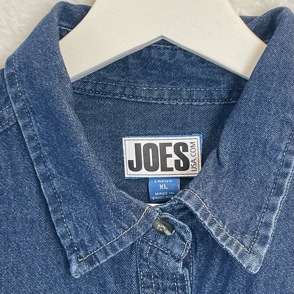Joes USA Denim Short Sleeve Button Up - Picture 4 of 4